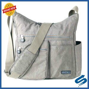 Lightweight Water-Resistant Crossbody Bag with Anti-Theft RFID Pocket Travel